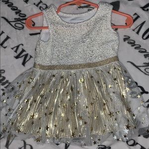 Gold star dress